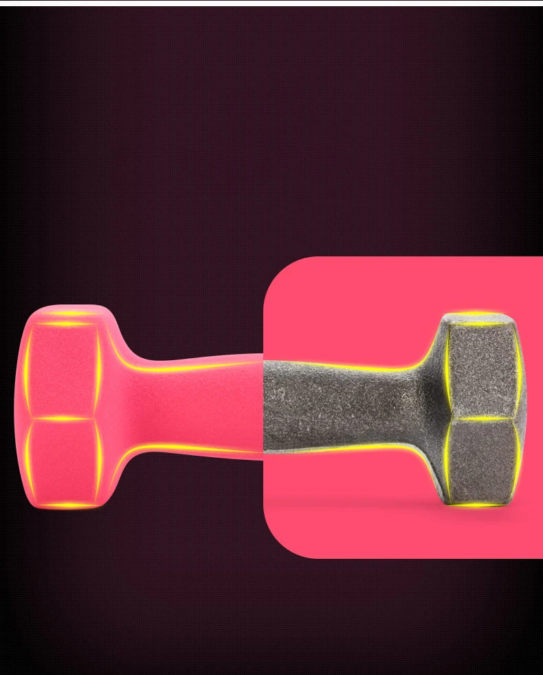 Неопреновые Гантели под заказ, неопреновые гантели с синим покрытием, 2 фунта