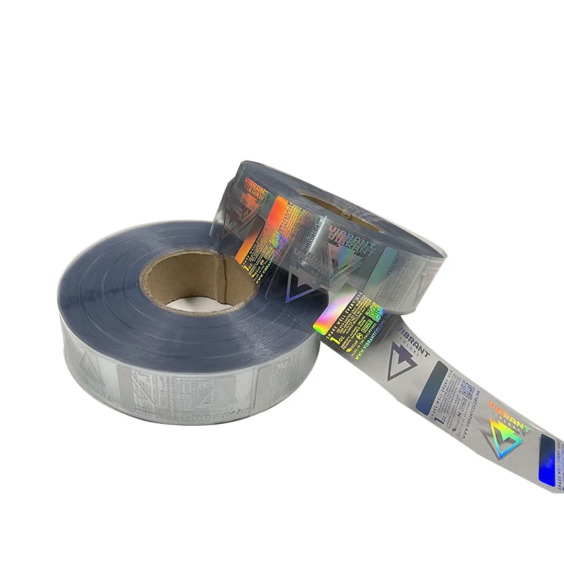 Custom Hologram Laser Stickers Void Tamper Evident Security Seal Removed Warranty Digital Printing Paper Soy Ink