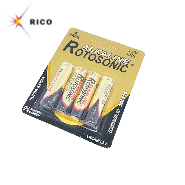 Factory produce high quality used for toys excel aa pairdeer gp lr6 am3 alkaline battery