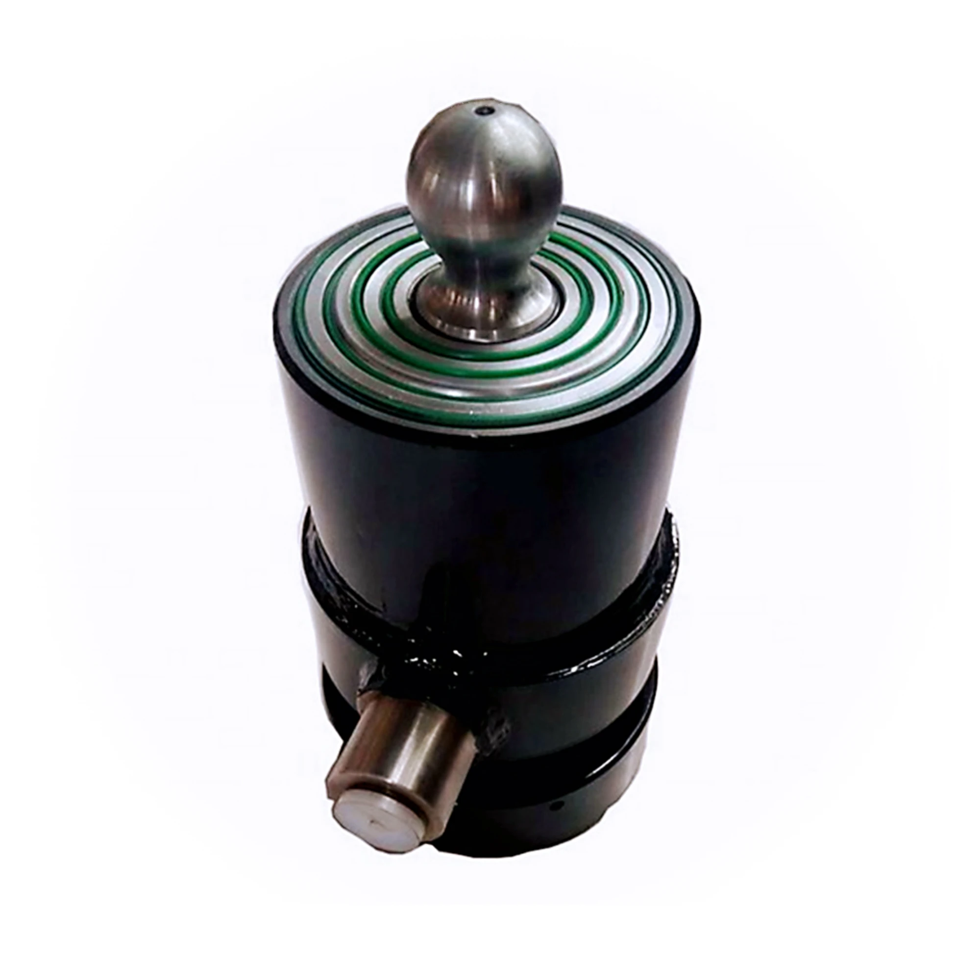 Underbody telescopic hydraulic cylinder with mounts