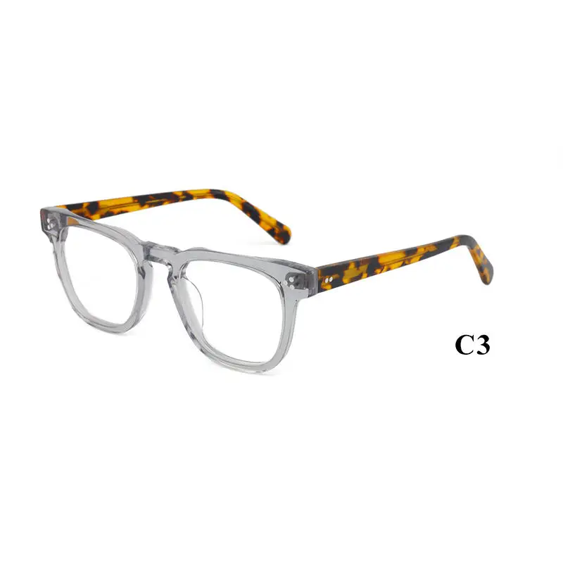 2024 New Arrival Acetate Optical Frames Eyeglasses Women Elegant Handmade Designer Thick Acetate Eyewear For Men
