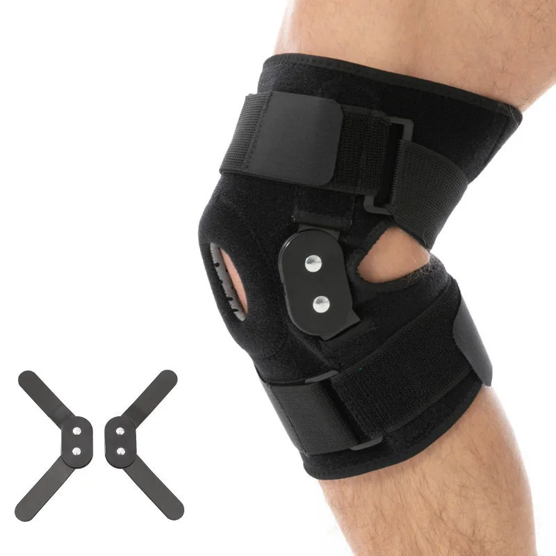 Wholesale neoprene adjustable medical aluminium hinged orthopedic knee support brace