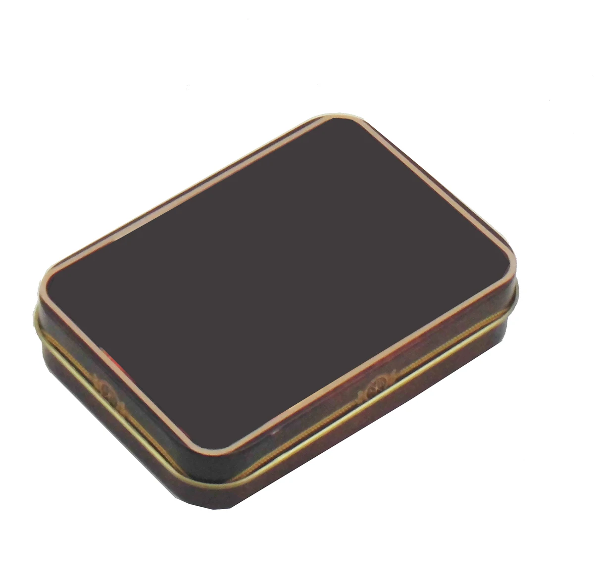 Smoker Candy Tea Packaging Tin Box Rectangle Small Square Metal Tin Boxes With Hinged Lid