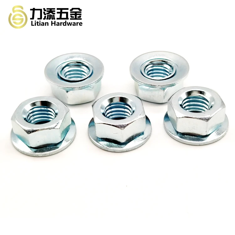 Hot sale stainless steel M7 galvanized conical flange hex nut