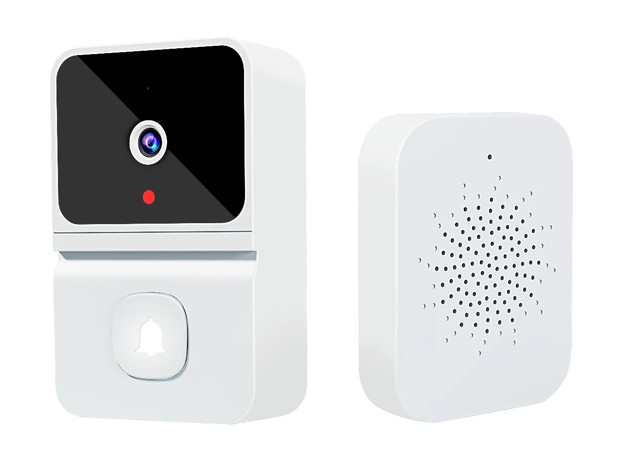 Doorbell two-way intercom remote message notification built-in battery extra long standby time Tuyasmart Video Doorbell Camera