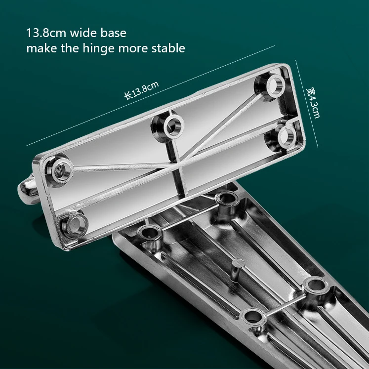 Height Adjustable Reversible Heavy Duty Oven Freezer Refrigerator Hinge Zinc Alloy Stainless Steel Cold Room Door Hinge