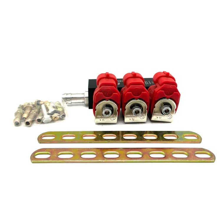 [LN] Electronic fuel injection kit 3 cylinder gnv cylinder ngv lpg cng injector rails