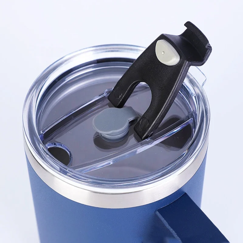 Coffee mug double walled stainless steel coffee cup keep drink hot And Cold vacuum tumbler with handle