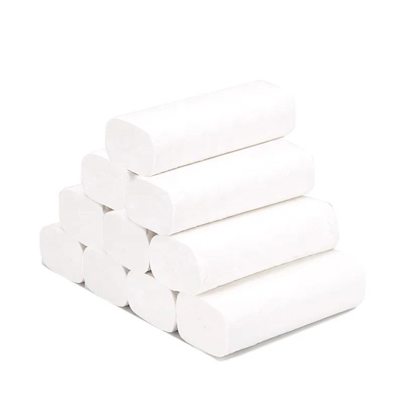 Wholesale 3-Ply Toilet Paper Roll White Virgin Wood Pulp Hand Tissue Paper Towells