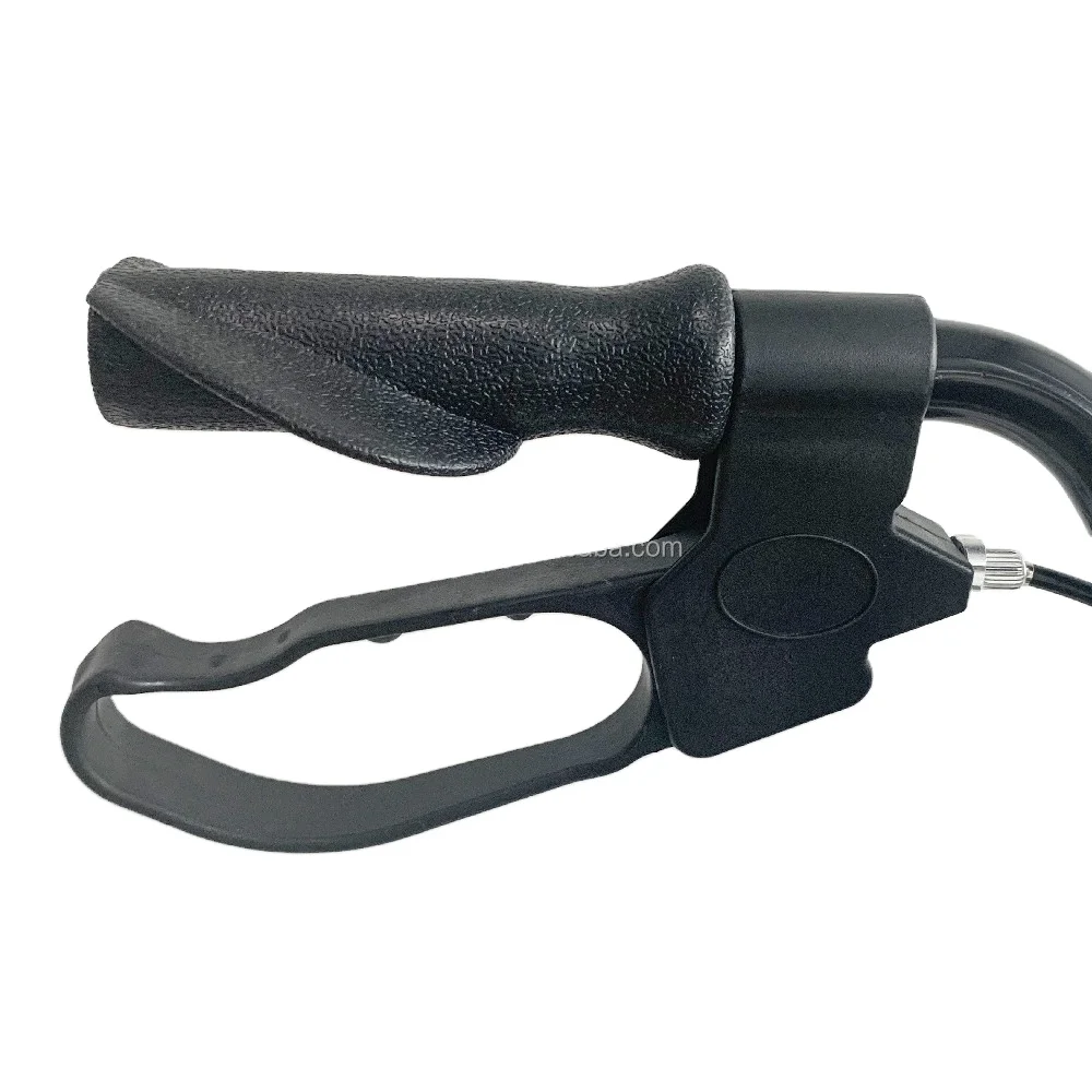 Customized PVC wheelchair spare parts wheelchair brake handle plastic brake handle set for rollator walker