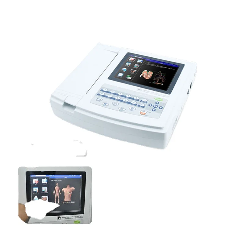 CONTEC ECG1200G PC Software Touch Screen 12 lead ekg 12channel ecg electrocardiograph