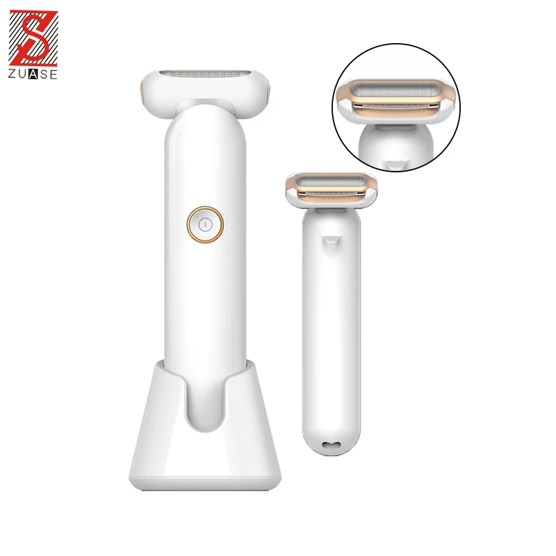
2021 Hot Patented Body Washable Good Electric Shavers Clean Hair Removal with LED light 