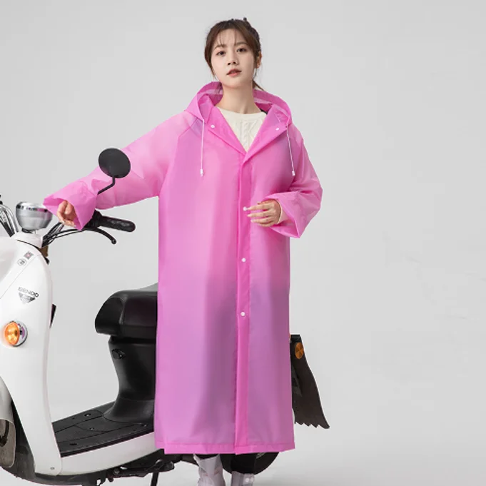 Disposable raincoat long thickened full body adult men and women outdoor hiking riding portable rain poncho