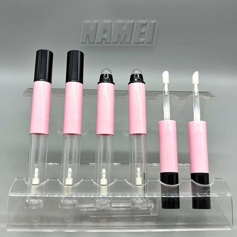 Custom Logo Liquid lipstick private label lip balm container custom lip gloss tubes Wholesales With Silicone lip brush