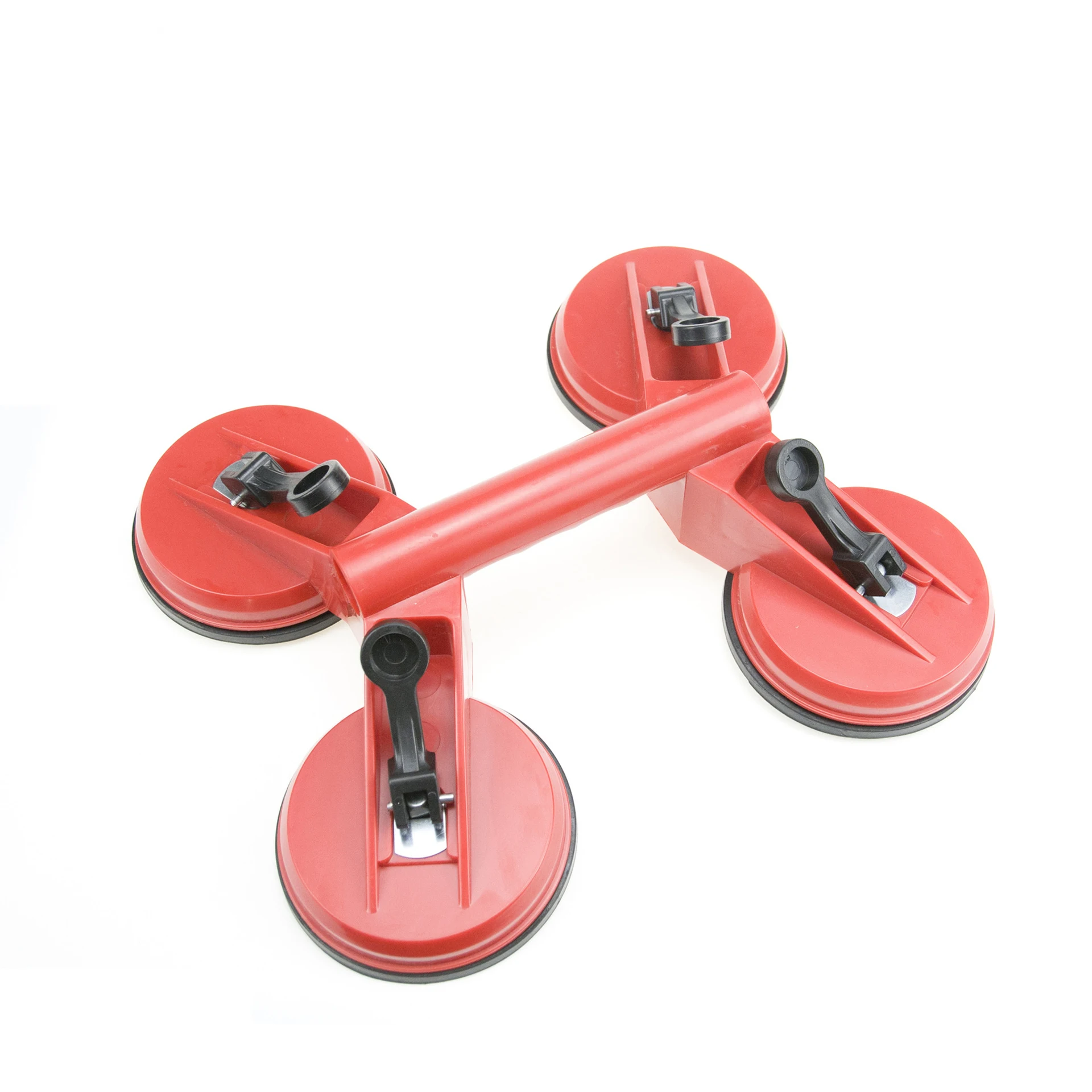 New Type Customized Color Suction Cup Lifter Tool Four Cups Glass Vacuum Cup Lifter Sucker Plate vacuum Suction Sucker