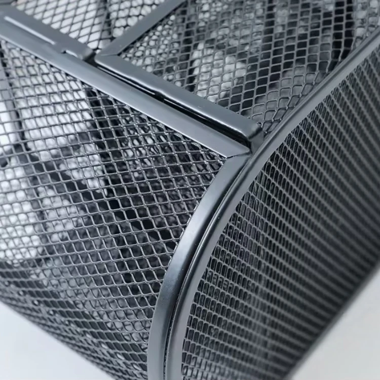 Mesh pen holder with 8 Compartments mesh desk organizer multi-functional caddy pen holder stationery for Home School Classroom