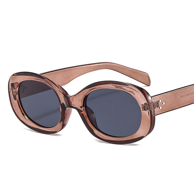 new oval European American Shades ins personality small goose egg street shooting glasses Classic Vintage fashion sunglasses
