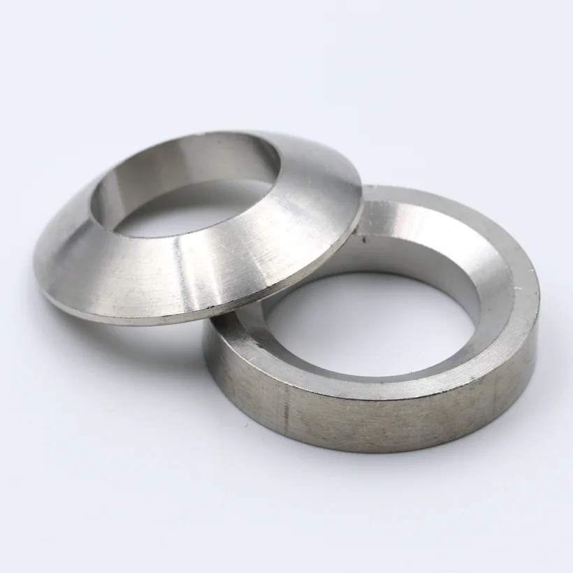 Custom cnc machining service din6319 din 6319 stainless steel conical seat spherical washer concave and convex washers