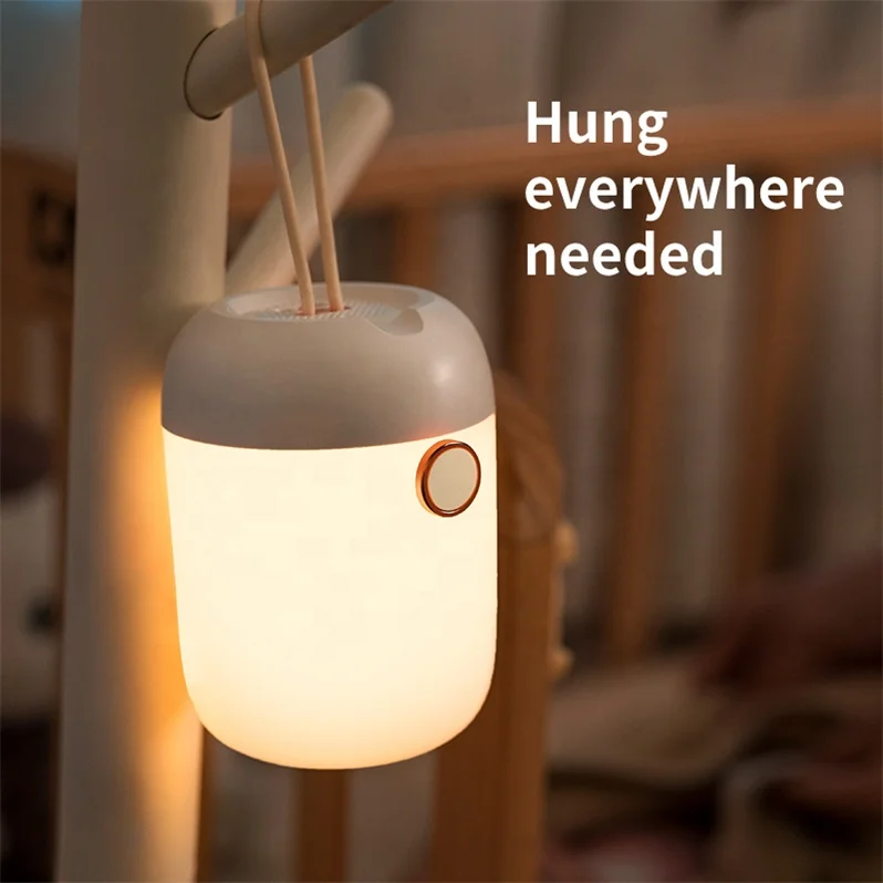 LED night lights acrylic lighting bedroom toilet smart lantern cute small color changing lamp toy USB charge lamp