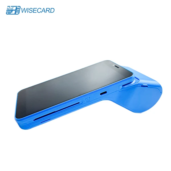 paper rolls 5 inch touch screen handheld pos terminal T80 android pda machine nfc portable mini code scanner