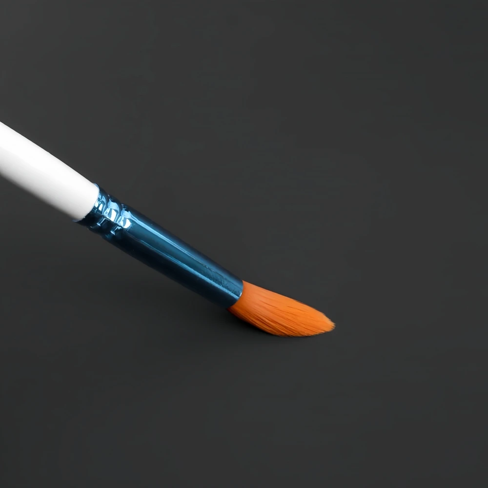 Keep Smiling 4pcs Nylon Hair Wood Handle Watercolor Acrylic Artist Face Paint Artist Brush for Painting