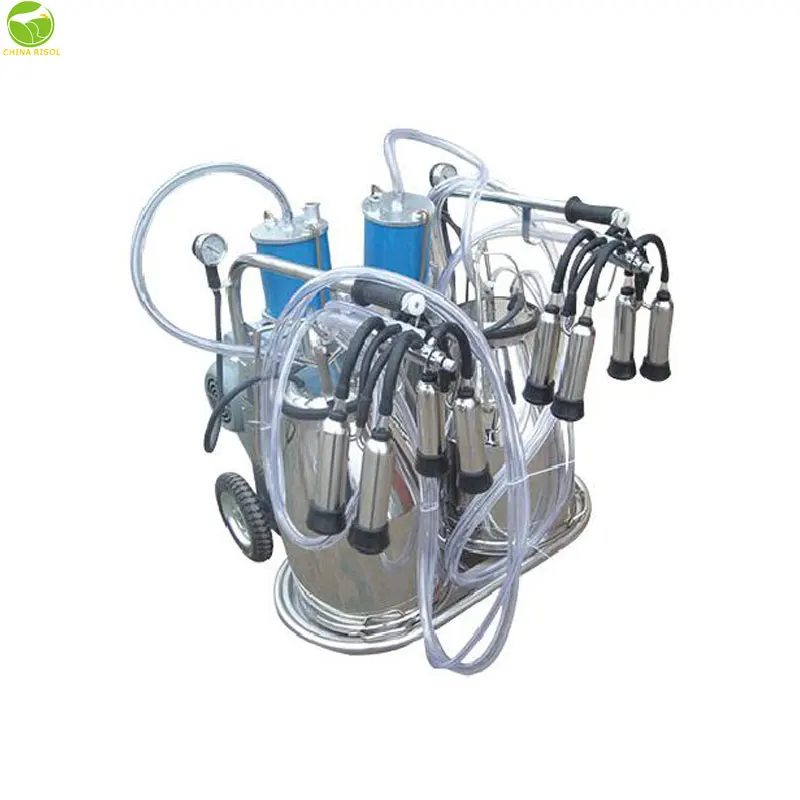 mobile single automatic cow milking machine with price