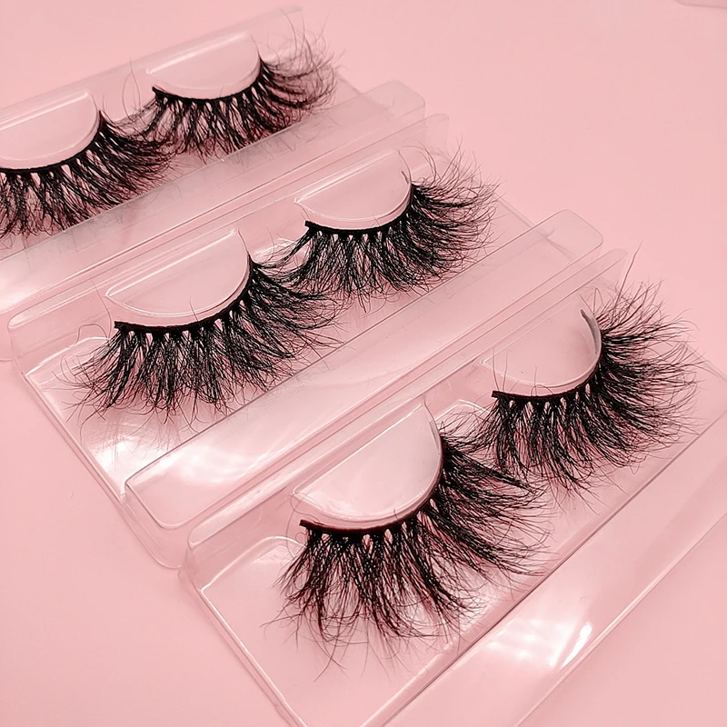 handmade luxury wholesale custom full strip raw mink lashes strips short private label  wholesale size variety