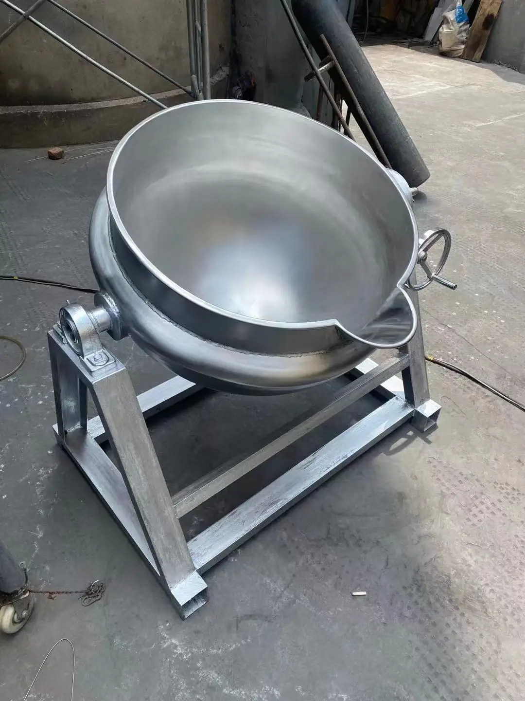 Top quality food mixer heated steam jacketed kettle cooking pot