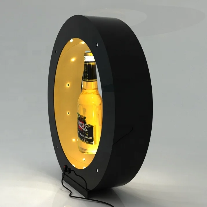 led acrylic round magnetic levitating display bottle or globes display stand