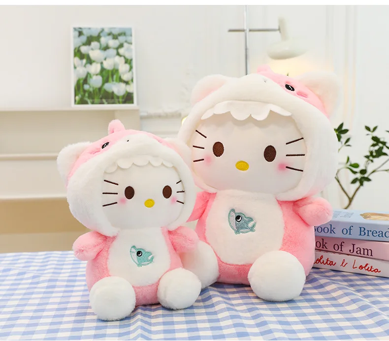 New Style Kids Stuff Plush Toys Shark Kt Cat Doll Plush Toy Kitty Pillow Plush Dolls