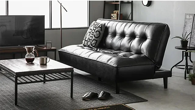 Synthetic leather velvet sofa bed low type with legs cute living room sofa