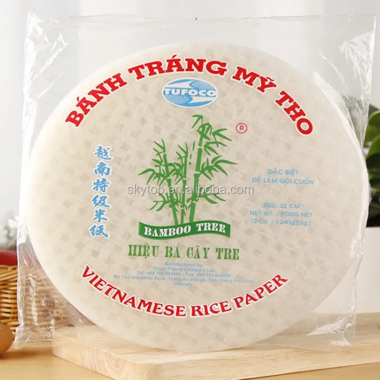 Wholesale Baking Cake tools Traditional Food Bright And Fresh Edible Rice Paper Roll Rice Paper Vietnam