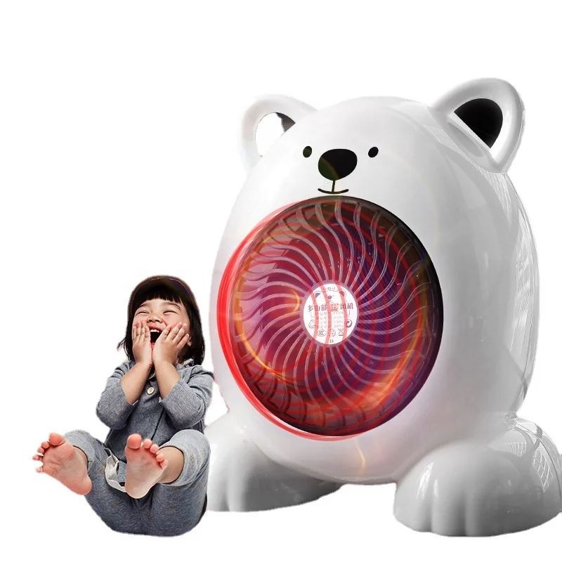 Portable Cute Bear Winter Pure Warmth Room Heater Electric Heater With Adjustable Thermostat Mini fan heater