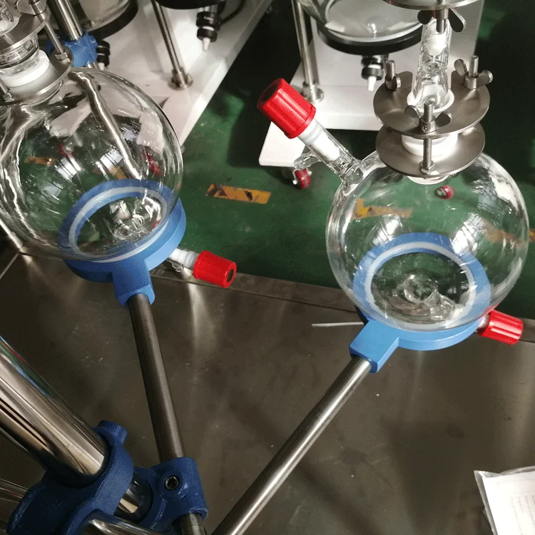 Spinning band distillation wiped film molecular evaporator machine for CBD distillation