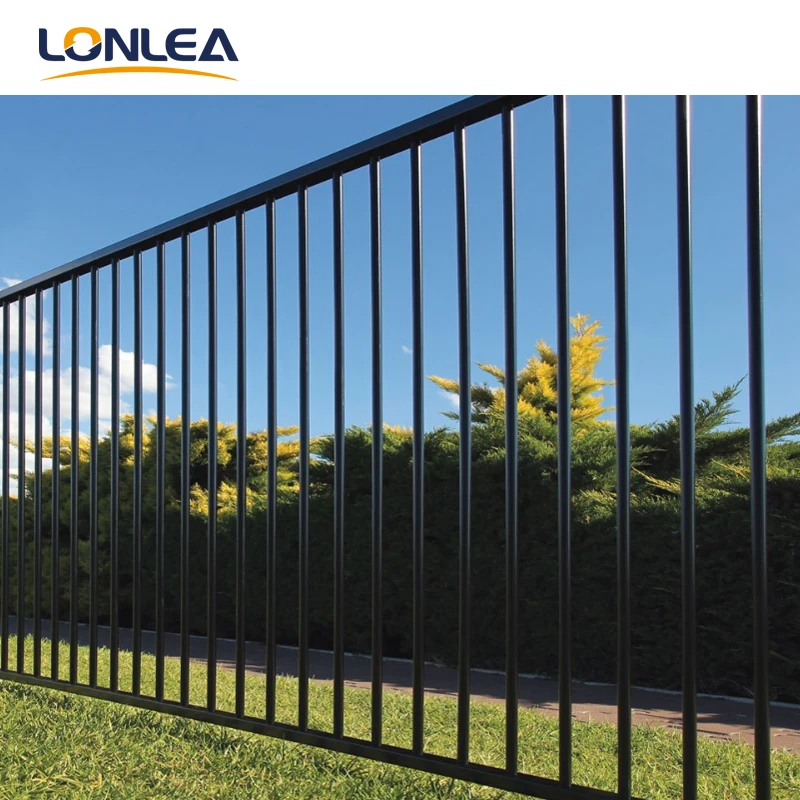 China Hot Sale Black Garden Fence Aluminum Fence Panels