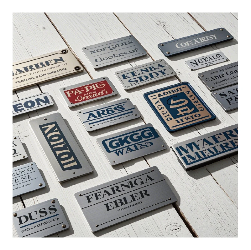 Factory Custom Engraved Logo Metal Plate Antique Copper Brass Room House Door Metal Name Plates for Office Door