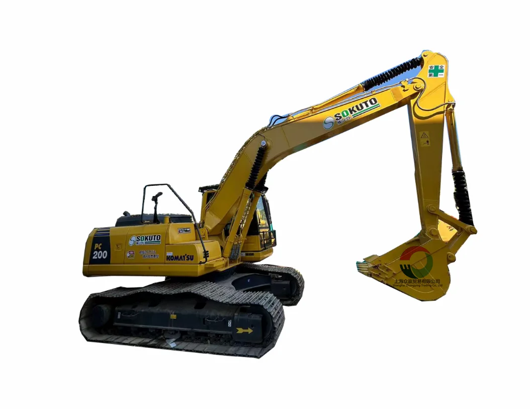 Used Excavators Pc200-8 Pc200 Komatsu 200 Hydraulic Crawler Excavator 20ton Secondhand Digger Excavator Cheap Price For Sale - B