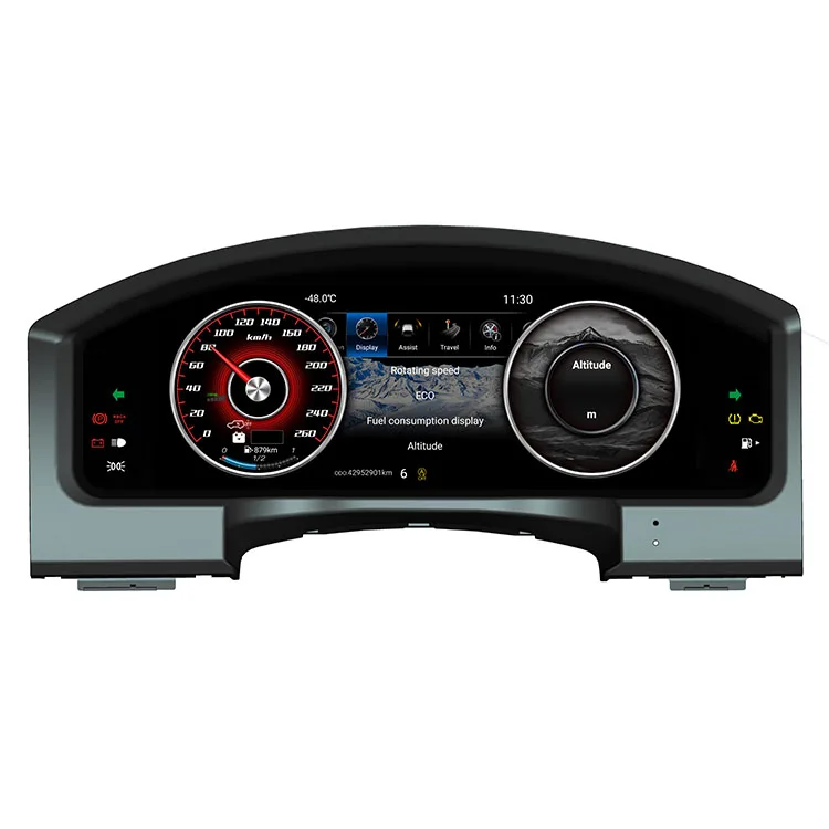 Bosstar 12 3 дюймов android Автомобильная светодиодная панель Спидометр кластер для toyota Landcruiser