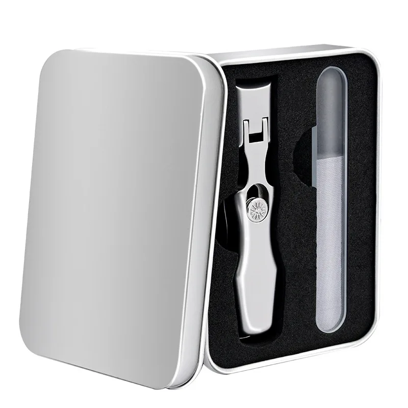 High Quality 2PCS Nail Clipper Stainless Steel Nail Tool Grooming Kit Nail Cutter Tools For Home