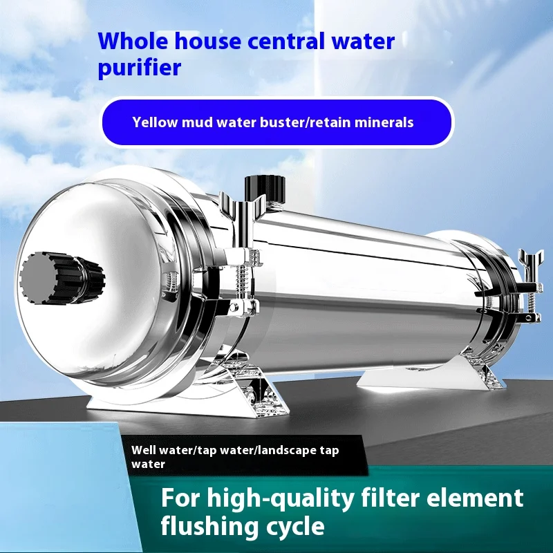 15 Tons Ultrafiltration Water Purifiers Stainless Steel Household Water Purifier Drink Water Filters Villa Swimming Pool Filter