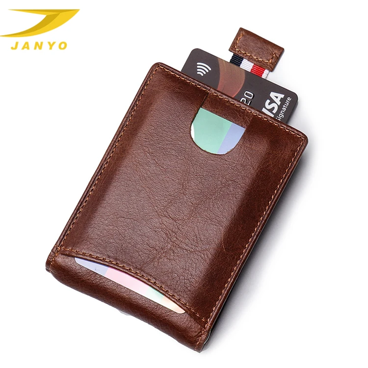 Wholesale short luxury multifunctional minimalist travel genuine leather branded men wallet 2021