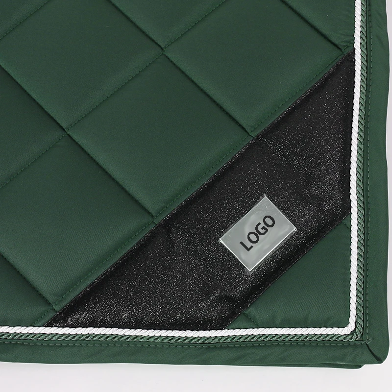 Wholesale Equestrian Suppliers Competition Saddle Blanket Equine Cohesive Bandages Polo Wraps Dressage Saddle Pad Set