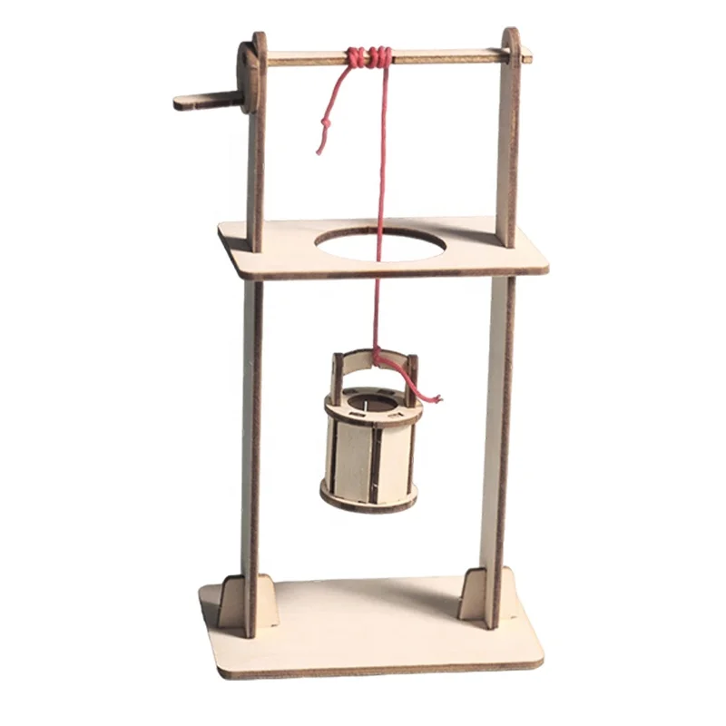 2023 Interaction Toys wooden roller well Manhole cover model