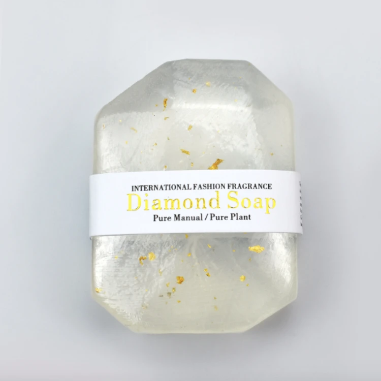 Special looking hot sale formula good for skin care eternaelinor diamond gold soap