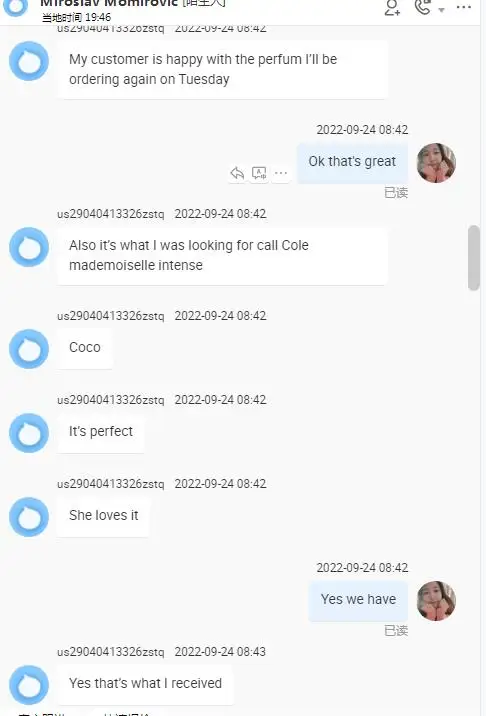 Wholesale Price Top Quality Famous Brand 1:1 Fragrance Mademoiselle Intense Parfum Long Lasting EDP Perfume for Women