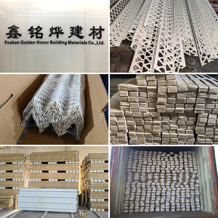 Wall Protective Arch Corner Edg Bead Plastering Plastic Angle Trim PVC Drywall Beads