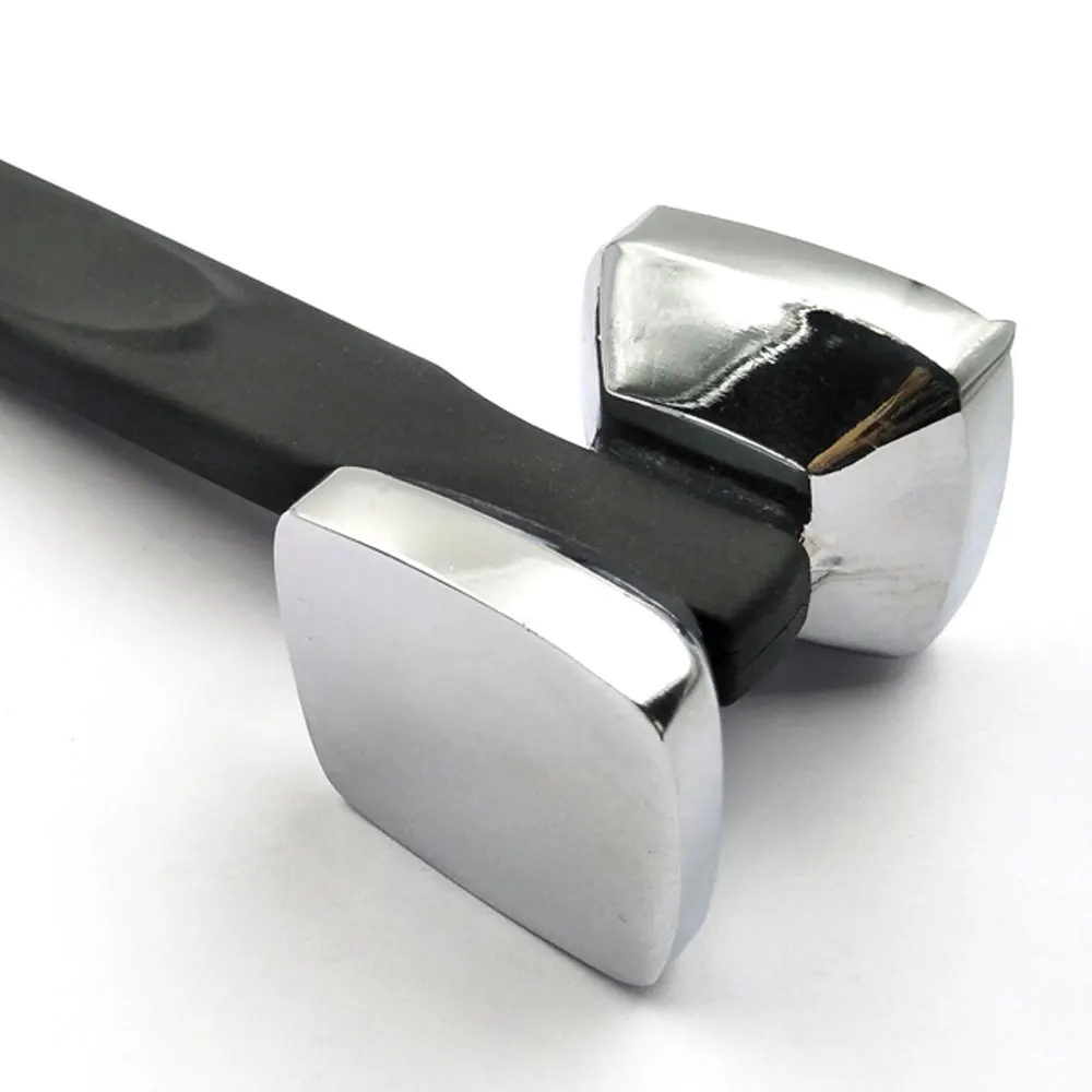 Latest tenderizer meat tender stainless steel meat hammer with plastic handle for kitchen