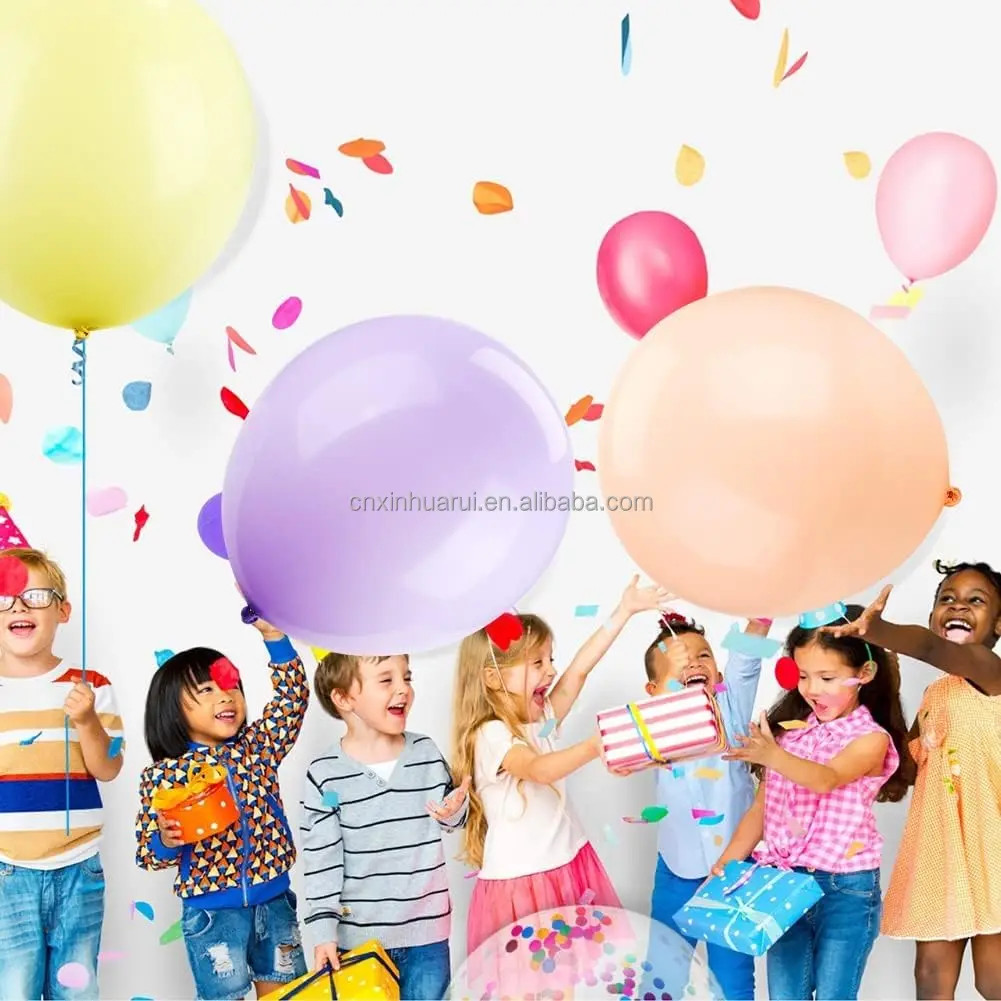 Wholesale 36inch 35g Thicken retro pearl macaron Colors Latex Round Balloon Party Supplier Decoration Balloon
