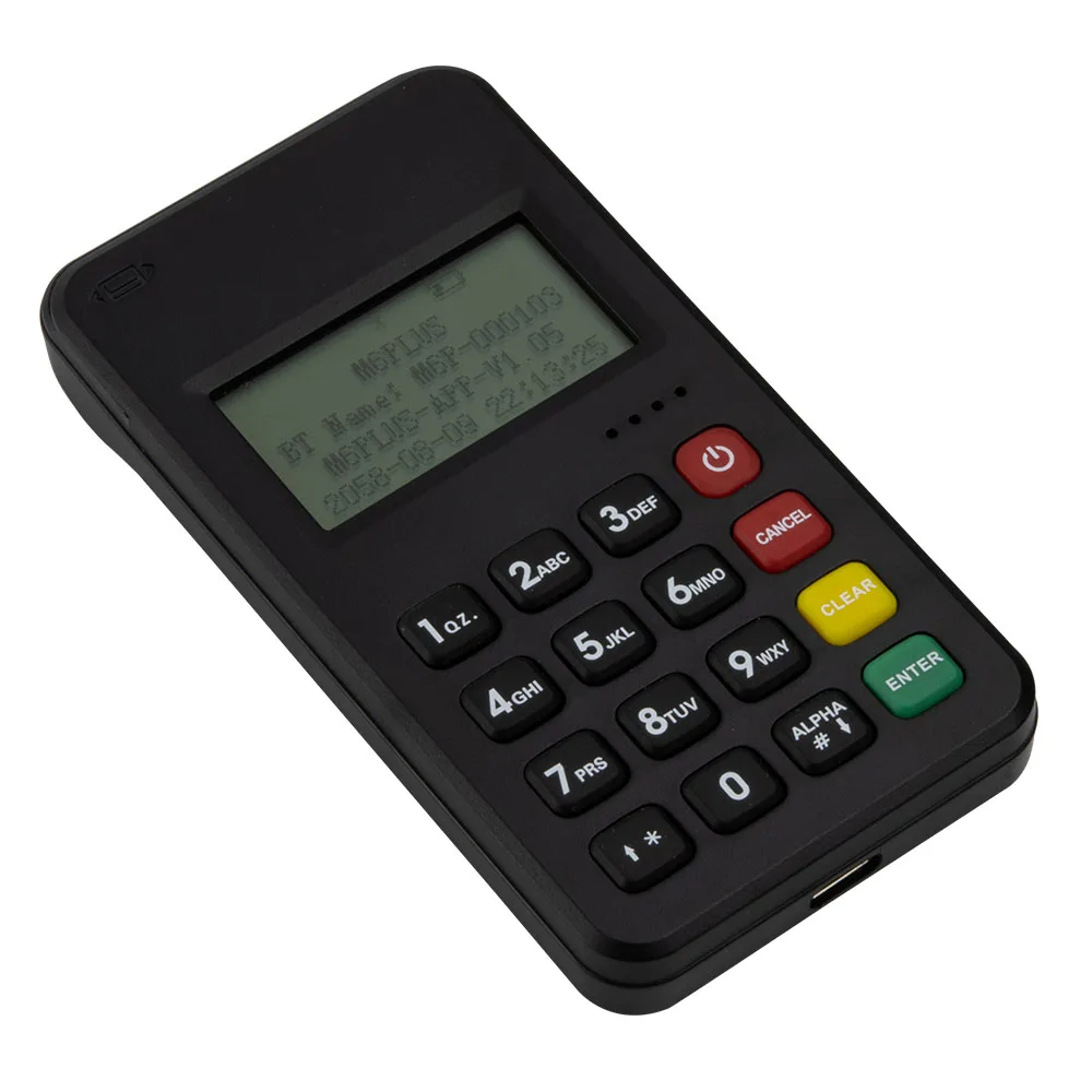 3 в 1 MPOS Мини Универсальный BT смарт-чип кардридер записывающее устройство M6 PLUS