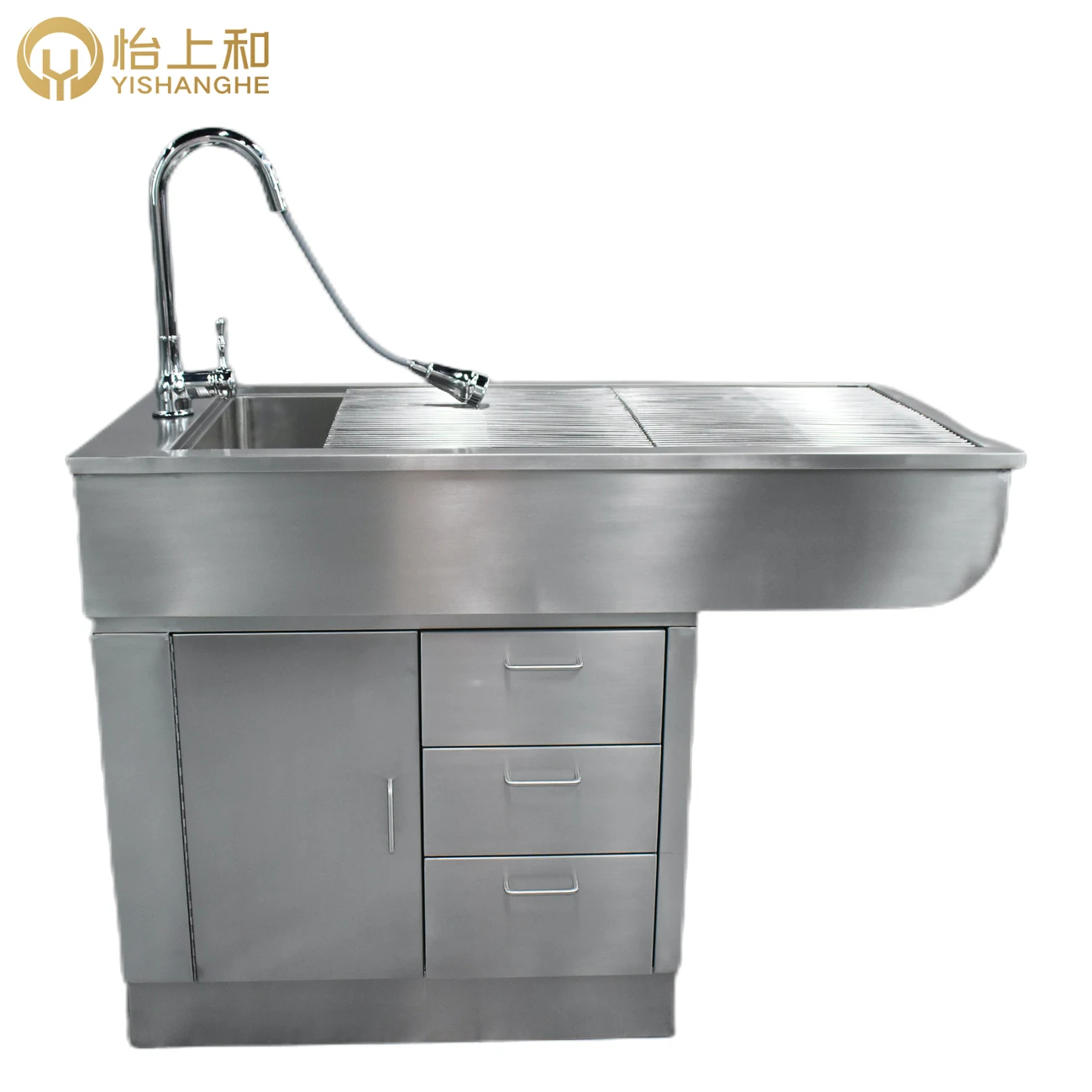 Multifunctional veterinary equipment, veterinary dentistry and operating table, stainless steel animal examination table